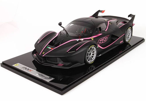 1/12 Ferrari FXXK #66 Matte Black 1250