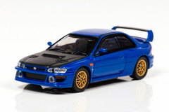 1/64 Subaru Impreza 22B Sti Version 1998 (Blue / Carbon Fiber Bonnet)