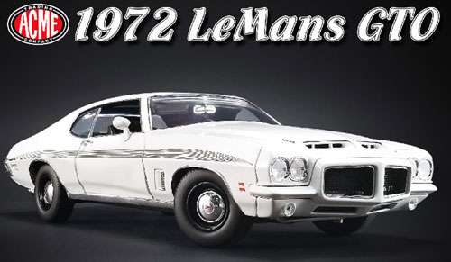 1/18 1972 Pontiac LeMans GTO Cameo White