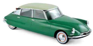 1/18 Citroen DS 19 1956 Vert Printemps & Champagne
