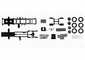 1/87 Volvo FH Lowliner Tractor Chassis 2pcs