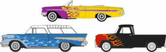 1/87 Chevrolet Hot Rod 3 Car Set