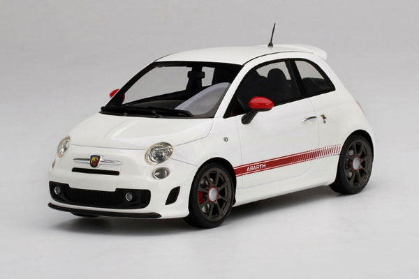 1/18 Abarth 595 Gara White