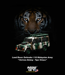 1/64 Land Rover Defender 110 Malaysian Army 