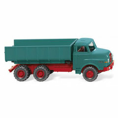 1/87 MAN Dump Truck Water Blue/Red