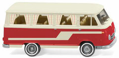 1/87 Borgward B611 Camping Van White/Red