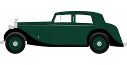 1/43 Rolls-Royce 25/30 Slap & Mabery Dark Green/Black