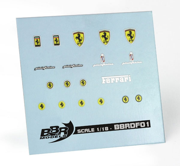 1/18 Ferrari Emblem Decals