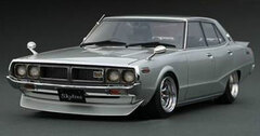 1/43 Nissan Skyline 2000 GT-X (GC110) Silver *Watanabe-Wheel