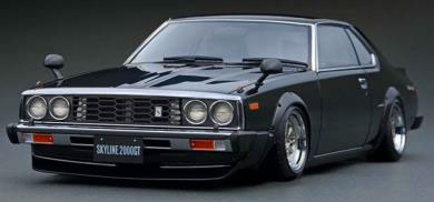 1/18 Nissan Skyline 2000GT-ES (C210) Black Metallic