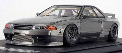 1/43 Pandem GT-R (BNR32) Gungray Metallic *RB-Wheel