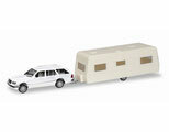 1/87 Mini Kit Mercedes-Benz E-Class T-Model w/Trailer House