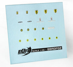 1/43 Ferrari Emblem Decals
