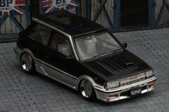 1/64 Toyota Starlet Turbo S 1998 EP71 Black/Silver (LHD)