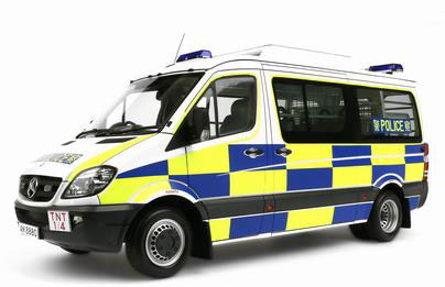1/18 Mercedes-Benz Sprinter Police Car