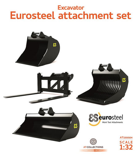 1/32 Eurosteel Excavator Accessory Set