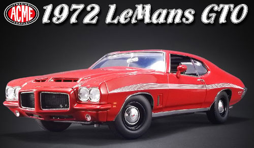 1/18 1972 Pontiac LeMans GTO Cardinal Red