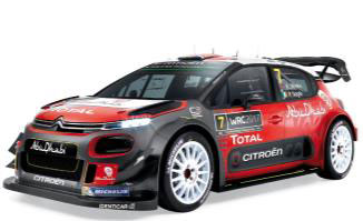 1/18 Citroen C3 WRC 2017 Official Presentation Version
