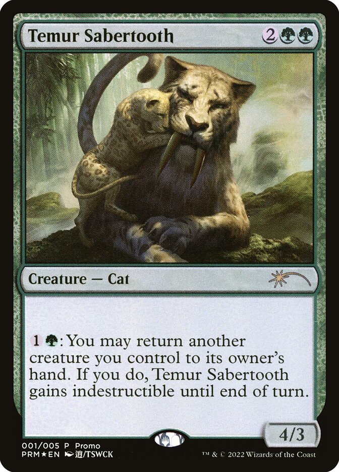 Temur Sabertooth (001) - Foil