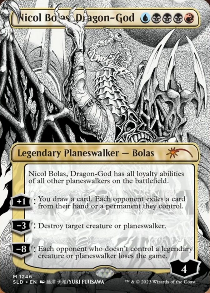 Nicol Bolas, Dragon-God - Foil - Borderless