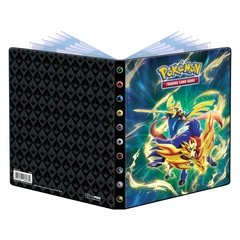 Ultra Pro - Sword and Shield 12.5 Crowned Sword Zacian and Crowned Shield Zamazenta 4-Pocket Portfolio for Pokemon