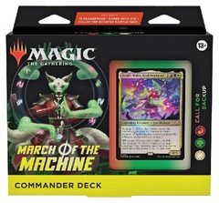 March of the Machine Commander Deck: Call for Backup (Red-Green-White)