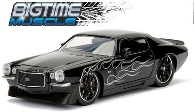 1/24 1971 Chevy Camaro SS Gloss Black w/Flames
