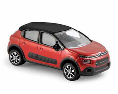 1/64 Citroen C3 2016 Red/Black