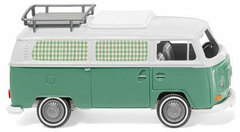 1/87 VW T2 Camper Van Mint Green/White
