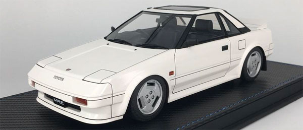 1/18 Toyota MR2 AW11 1986 White