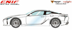 1/43 LEXUS LC500 -S package- Right-hand Steering, Interior Color Black White Nova Glass Flake