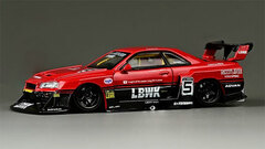 1/64 Nissan Skyline ER34 LBWK Super Silhouette