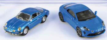 1/43 Alpine A110 1973 & 2017 2Car Set Blue