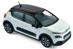 1/43 Citroen C3 2016 Banquise White Black Roof