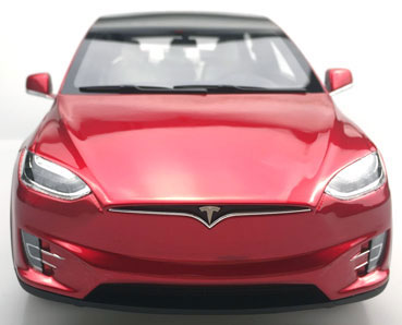 1/18 Tesla Model X 2016 (Metallic Red)