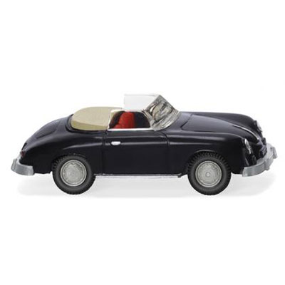 1/87 Porsche 356 Cabriolet Black