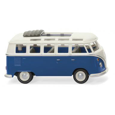 1/87 VW T1 Samba Bus White/Blue