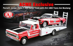 1/64 The Parnelli Jones Ford F-350 & #15 1969 Trans AM Mustang
