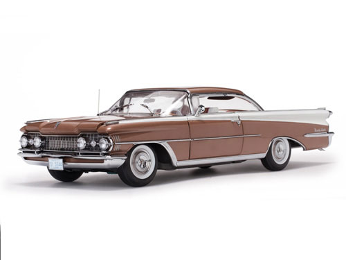 1/18 Oldsmobile 98 Hardtop 1959 Bronze Mist/Polaris White