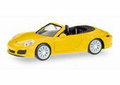 1/87 Porsche 911 Carrera 4S Cabrio Yellow