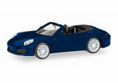 1/87 Porsche 911 Carrera 4S Cabrio Blue Metallic