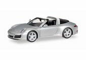 1/87 Porsche 911 Targa 4S Silver Metallic
