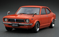 1/43 Toyota Sprinter Trueno (TE27) Orange Hayashi-Wheel