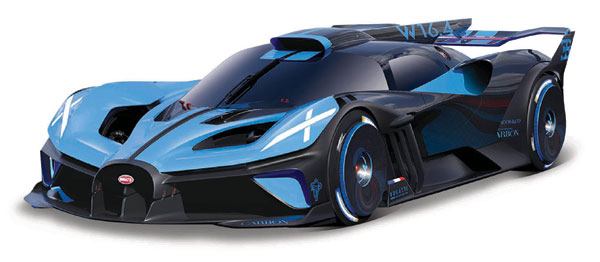 1/18 Bugatti Bolide Blue/Black