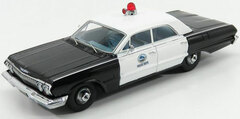 1/43 Chevrolet Biscayne San Carlos Police 1963 Black/White