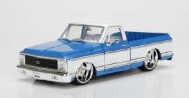 1/24 1972 Chevrolet Cheyenne Pickup Blue/White