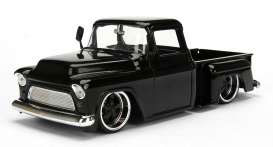 1/24 1955 Chevrolet Step Side pick-up Black