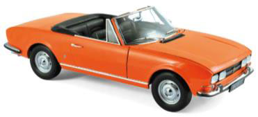 1/18 Peugeot 504 Cabriolet 1970 Capucine Yellow