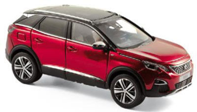 1/43 Peugeot 3008 GT 2016 Ultimate Red