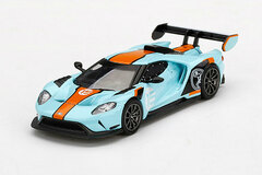 1/64 Ford GT Mk II #002 Blue/Orange (Left-hand Steering)